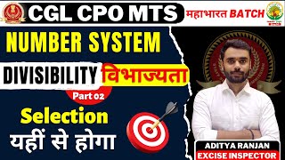 🔴Class 24  Number System  Divisibilty Part 02  Mahabharat Batch Maths By Aditya Ranjan Sir [upl. by Leunam362]