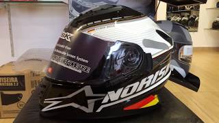 Capacete Norisk FF302 Grand Prix Alemanha [upl. by Hrutkay]