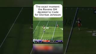 The exact moment the Ravens GM decided to trade for Diontae Johnson nfl baltimoreravens [upl. by Lyndy]