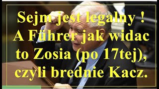 Wybory do Sejmu są legalne a Führerek to Kaczyński raczej [upl. by Fernas]