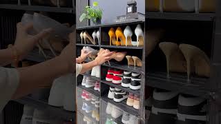 A shoe cabinet that can hold any type of shoe making your room tidy and [upl. by Nylanej20]