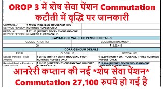 Know Residual Service Pension Increase in OROP 3 Explained [upl. by Cahilly]