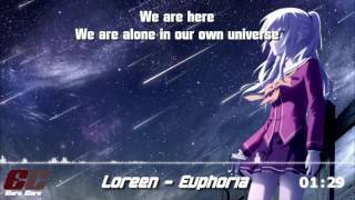 Nightcore  Euphoria Eurovision 2012 Sweden【Lyrics】「EuroCore」 [upl. by Ilhsa]