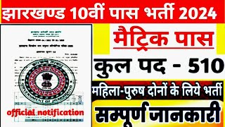 Jharkhand Field Worker Vacancy 2024  How to Apply for JSSC Field Worker Recruitment 2024 [upl. by Nilrak492]