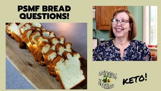 PSMF Bread QampA  Most Common Questions for Making Egg White Bread  Tips for Baking PSMF Bread [upl. by Suqram]