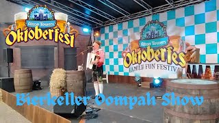 Bierkeller Oompah Show Oktoberfest 2023 at Alton Towers Resort [upl. by Kaufmann637]