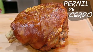 PERNIL DE CERDO AL HORNO CRUJIENTE Y JUGOSO PARA CENA DE NAVIDAD [upl. by Enida304]