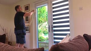 Mini Day Night Roller Blinds Fitting Instruction Home Decisions [upl. by Ojaras958]