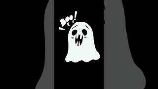 Little Ghost Say Boo 👻 halloween ghost animation shorts [upl. by Nahte]