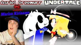 Asriel Dreemurr Vs Marisa Kirisame  Undertale Vs Touhou Animation  REACTION [upl. by Pampuch346]