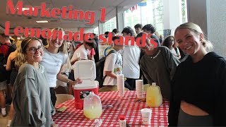 Marketing 1 holds annual Lemonade Stand project to showcase business skills [upl. by Brozak]