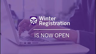 Winter Registration Now Open [upl. by Coppock]