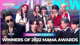 2022MAMA WINNERS OF 2022 MAMA AWARDS 수상자 한눈에 보기 [upl. by Sartin]