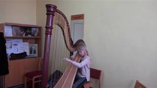 Sofija Lanskaja 3a PIKC NMV EDMV Class Harp  quotA Moorish Gardenquot by Nancy Gustavson [upl. by Anemix]