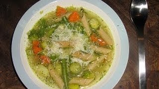 Italiaanse maaltijdsoep met pesto [upl. by Magdalen]