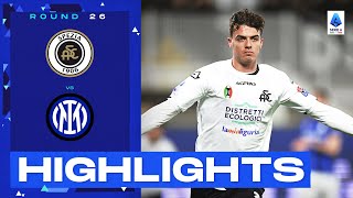 SpeziaInter 21  Maldini scores against Inter Goals amp Highlights  Serie A 202223 [upl. by Levin]