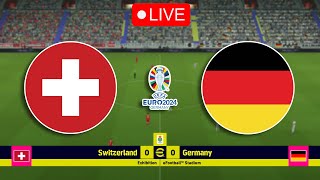 🔴LIVE  Switzerland vs Germany  UEFA EURO 2024  Group Stage Match [upl. by Cuda]