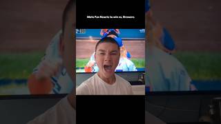 Mets Fan Reacts to win vs Brewers 2024 MLB Wild Card Game 1 [upl. by Irrahs]