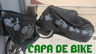 UNBOXING Capa para bike MTB bicicleta ficar ao ar livre impermeável com proteção uv ALIEXPRESS [upl. by Eelrak]