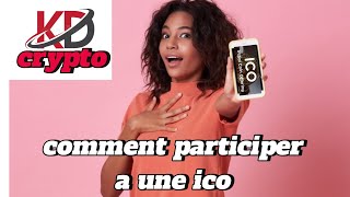 crypto comment participer à une ico [upl. by Oiram]