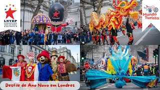 London New Year’s Day Parade Celebração e Magia no Coração de Londres [upl. by Kohsa425]