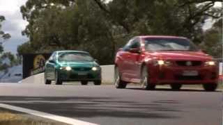 Ford Falcon XR6 Turbo and XR8 v Holden Commodore SSV at Bathurst 2008  Performance  Drivecomau [upl. by Tarabar]