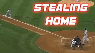 MLB Stealing Home Plate Compilation [upl. by Anayra]