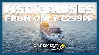 MSC Cruises from £299pp  Cruise1st [upl. by Annil230]