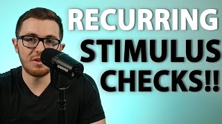 BREAKING NEWS Recurring Fourth Stimulus Checks NOW In Talks [upl. by Eilrahs30]