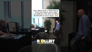 Dana White gets a FIRM talking to…😬 casino gambling dana danawhite banned blackjack roulette [upl. by Jarrid]