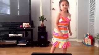 5 year old dancing to Indian song [upl. by Nnaeinahpets9]