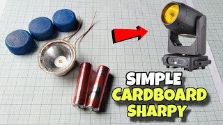 How To Make Mini Sharpy Light With TorchLight And Cardboard  Simple Mini Sharpy Light At Home [upl. by Kelley]