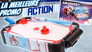 MAGASINS ACTION Cette PROMO de FOLIE sur un jeu de AIR HOCKEY à saisir absolument [upl. by Squier343]