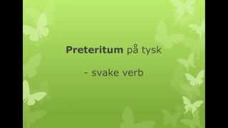 Preteritum av svake verb på tysk [upl. by Hoj]