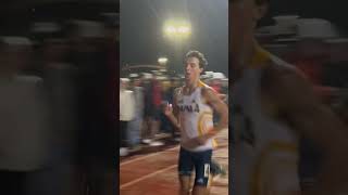 NAU Sophomore Colin Sahlman will go down in history as 2 1500m at Brian Clay Invite [upl. by Illona795]