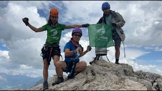 CIMA DAUTA ORIENTALE Vía Ferrata Paolin Piccolin [upl. by Asereht]