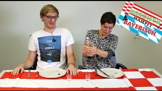 German Foodchallenge  Nordisch mampft Bayerisch  wochenwebschau vs PULS [upl. by Mchale]