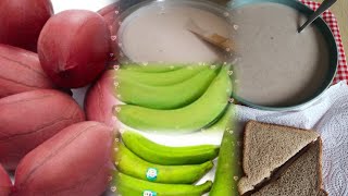 Healty Breakfast Banana Platin Peanut Porridgesupport cooking suport youtube [upl. by Capps624]