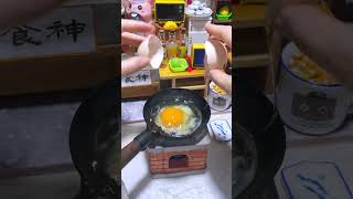 Not to mention frying eggs in this small pan is just as good as it looks Mini kitchen [upl. by Rakel26]