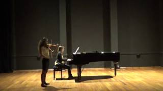 ORieding op 21 Concertino for violin in Ungarischer Weise Andante sostenuto [upl. by Annwahsal]