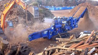 Amazing Powerful Wood Chipper Machines in Action Fastest Monster Tree Shredder Machines Working [upl. by Sancha]