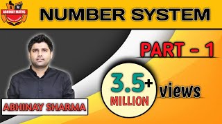 Number System Part 1 🚨 Most Advanced Classification Of Number  Abhinay Sharma Abhinay Maths 🚨 [upl. by Prosperus]