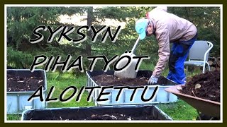 Syksyn pihatyöt aloitettu [upl. by Kella794]