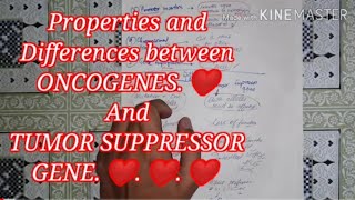 Oncogensis and TUMOR SUPPRESSOR genes ❤️ Differences and properties of ONCOGENES tumor suppressor [upl. by Selina]