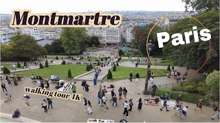 Montmartre walking tour 4K [upl. by Ludwigg]