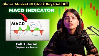 MACD Indicator In Nepse  Tutorial Video  Nepal Share Market  CA Supriya Sharma [upl. by Ynnohj233]