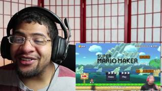 DashieGames Super Mario Maker Rage Compilation REACTION [upl. by Norreht]