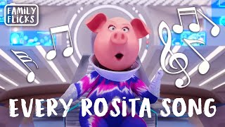 Every Rosita Song Reese Witherspoon  Sing 2016 and Sing 2 2021  Family Flicks [upl. by Enhpad393]