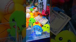 Money Inside a Claw Machine clawmachine arcade [upl. by Milli854]