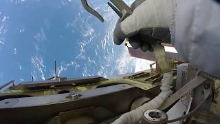 Action Cam Footage From October 2017 Spacewalk [upl. by Anyah801]